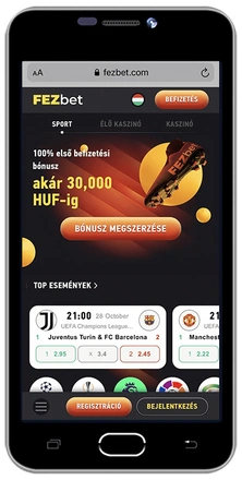 Fezbet magyar főoldal telefonon